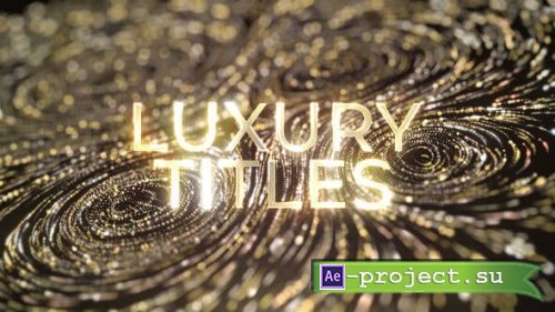 Videohive - Modern Luxury Waves Titles - 41879945 - Project for After Effects