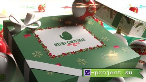 Videohive - Christmas Box Logo - 41899958 - Project for After Effects
