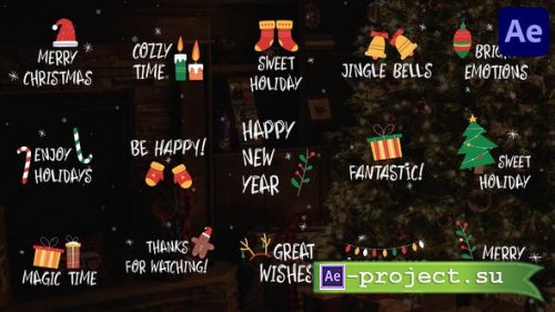 Videohive - Christmas Comic Titles for After Effects - 41935580 - Project for After Effects