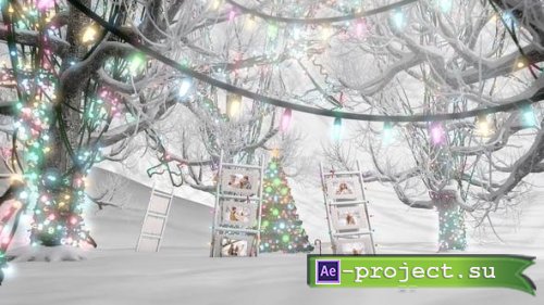 Videohive - Christmas Slideshow in a Snowy forest - 41937492 - Project for After Effects