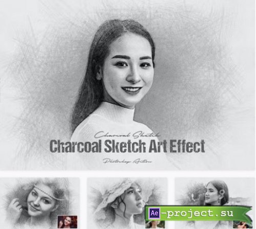 Charcoal Sketch Art Effect - SUE29TH