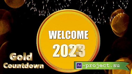 Videohive - Gold Countdown 42004441 - Project For Final Cut & Apple Motion