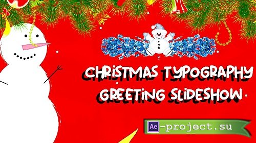 Videohive - Christmas Typography Greeting Slideshow 42097095 - Project For Final Cut & Apple Motion