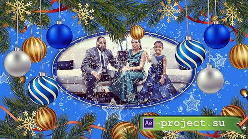 Проект ProShow Producer - Happy Blue Christmas
