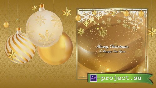 Проект ProShow Producer - Golden Christmas Slideshow