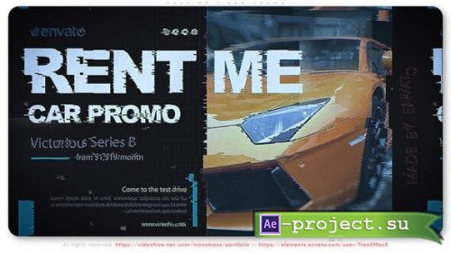 Videohive - Rent Me - Car Promo - 41827960 - Project for After Effects