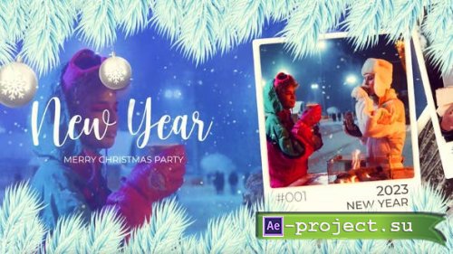 Videohive - Christmas Photo Slideshow | Happy New Year Opener - 41899170 - Project for After Effects