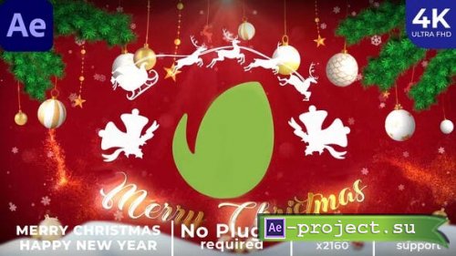Videohive - Merry Christmas Intro || Happy New Year Intro || Happy 2023 - 41938471 - Project for After Effects