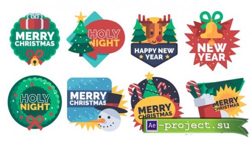 Videohive - Christmas Titles Pack 10 in 1 - 41964774 - Project for After Effects