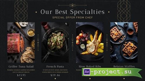 Videohive - Restaurant Promo II - 41906731 - Project for After Effects