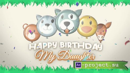 Videohive - Kid Birthday Wishes - 41980577 - Project for After Effects