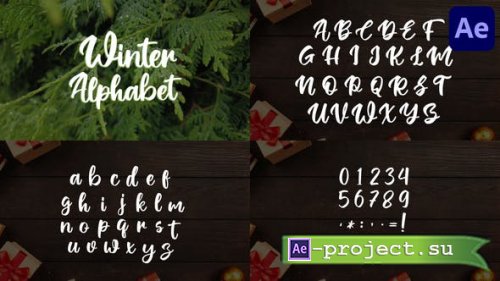 Videohive - Christmas Alphabet | After Effects - 41998405 - Project for After Effects