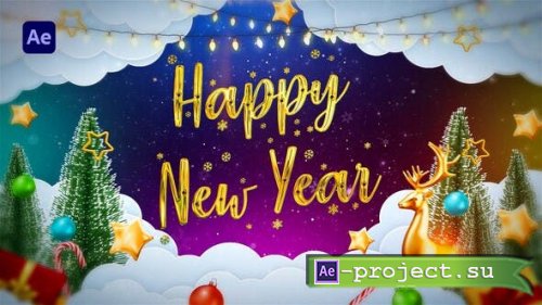 Videohive - Christmas Intro | Happy New Year Opener | Instagram Version - 41988473 - Project for After Effects