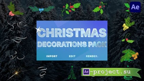 Videohive - Christmas Decoration Animations | After Effects - 41998871 - Project for After Effects
