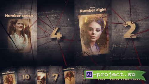 Videohive - Top 10 History Vertical Video - 42008296 - Project for After Effects