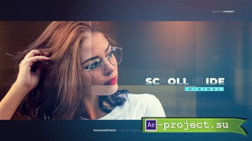 Videohive - Minimal Scroll Slideshow - 30219346 - Project for After Effects