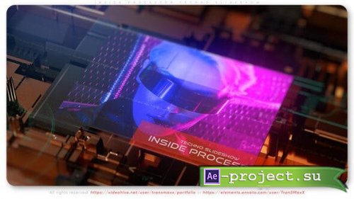 Videohive - Inside Processor Techno Slideshow - 42019931 - Project for After Effects