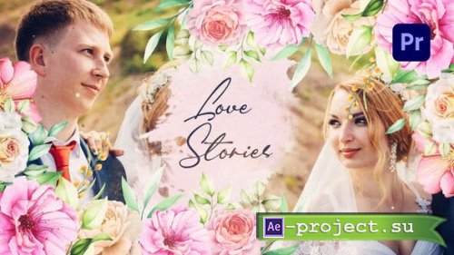 Videohive - Floral Wedding Slideshow || MOGRT - 41810262 - Premiere Pro Templates