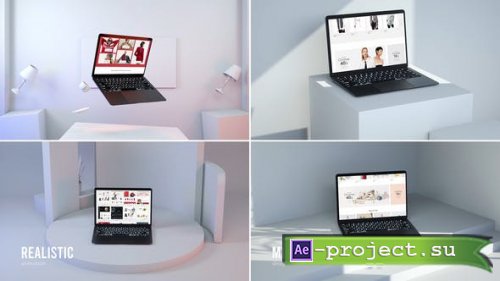 Videohive - Web Promo | Laptop Mock Up - 42036588 - Project for After Effects