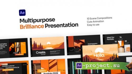 Videohive - Brilliance Multipurpose Video Display After Effect Template - 39621730 - Project for After Effects