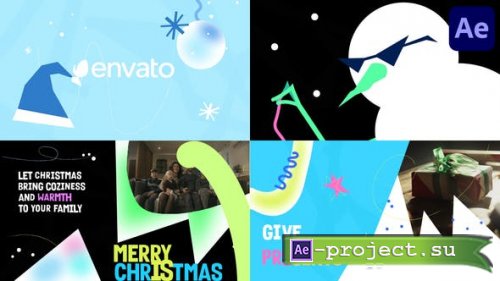 Videohive - Stylish Christmas Greenings Slideshow for After Effects - 42047354 - Project for After Effects