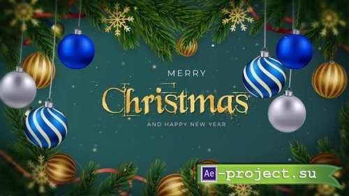 Videohive - Happy Christmas Text Reveal || Happy New Year Text Reveal || Happy 2023 - 42095341 - Project for After Effects 
