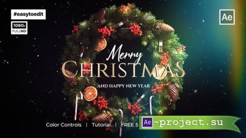 Videohive - Christmas Logo Animation - 42010908 - Project for After Effects