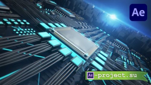 Videohive - CPU 3D Technology Logo Intro - 42076403 - Project for After Effects