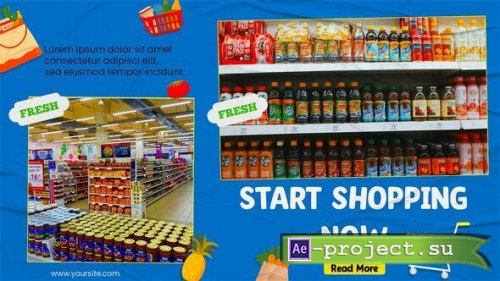 Videohive - Super Market Slideshow  - 42120945 - Project for After Effects