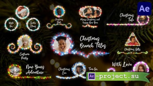 Videohive - Christmas Branch Titles And Lower Thirds for After Effects - 42121659