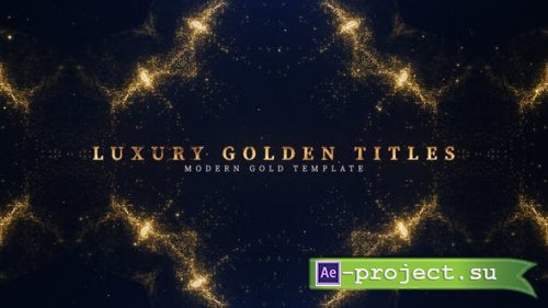 Videohive - Luxury Golden Titles - 42145047 - Project for After Effects
