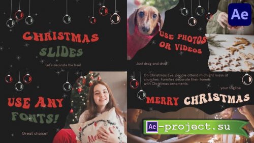 Videohive - Christmas Greeting Scenes for After Effects - 42153461 - Project for After Effects