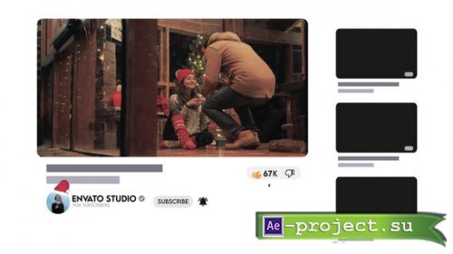 Videohive - Christmas Youtube Pack - 42171151 - Project for After Effects