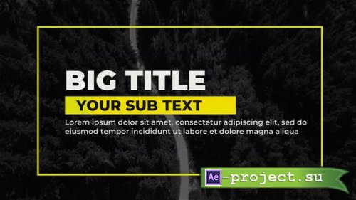 Videohive - Big Titles - 42153154 - Project for After Effects
