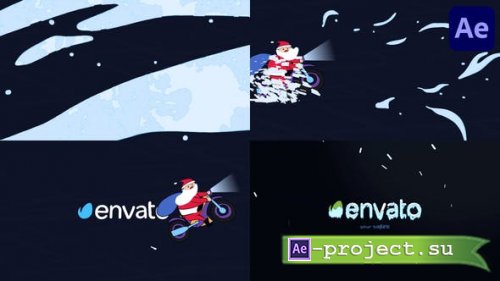 Videohive - Santa Moto Logo Opener | After Effects - 42181140 - Project for After Effects
