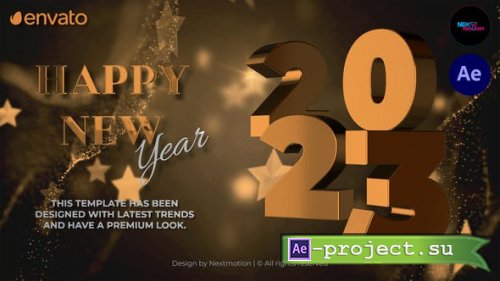 Videohive - Happy New Year Intro - 41063396 - Project for After Effects
