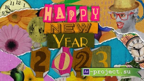 Videohive - New Year Collage Opener - 41937123 - Project for After Effects