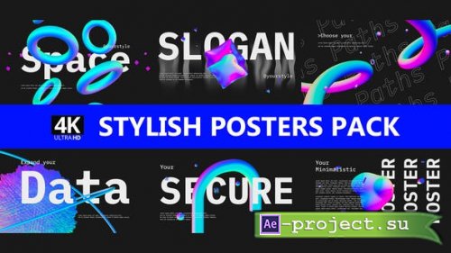 Videohive - Stylish Posters - 42011238 - Project for After Effects