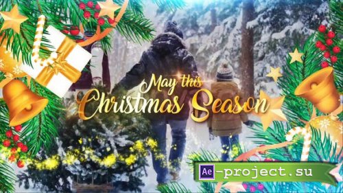 Videohive - Merry Christmas Slideshow || Happy New Year Slideshow || Happy 2023 MOGRT - 42160642