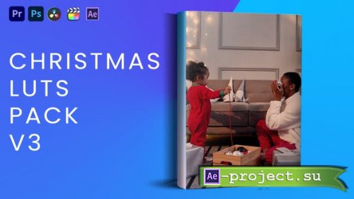 Videohive - Christmas LUTs Pack V3 - 42154592 - Project for DaVinci Resolve
