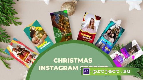 Videohive - Christmas Instagram Stories - 42207324 - Project for After Effects