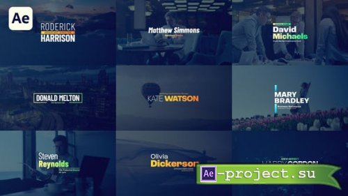 Videohive - Lower Thirds | After Effects - 42144692 - Project for After Effects