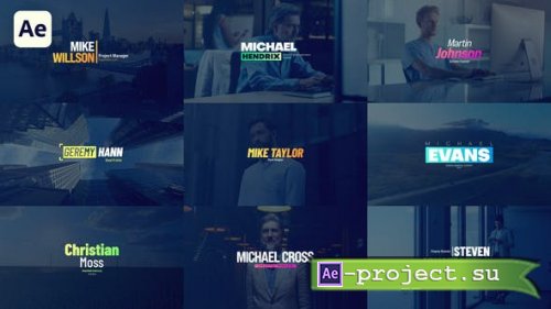 Videohive - Lower Thirds Modern - 42143343 - Project for After Effects