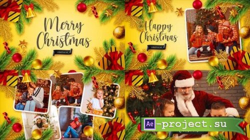 Videohive - Merry Christmas Slideshow Ident - 42212894 - Project for After Effects