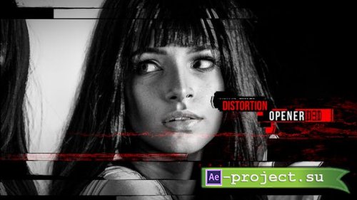 Videohive - Distortion Opener - 41790928 - Project for After Effects