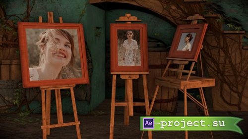 Videohive - Photo Gallery in an Old Courtyard - 42255239 - Project for After Effects