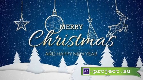 Videohive - Merry Christmas Intro - 42231374 - Project for After Effects