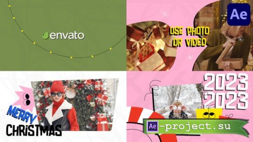 Videohive - Colorful New Year And Christmas Slideshow | After Effects - 42248050 - Project for After Effects