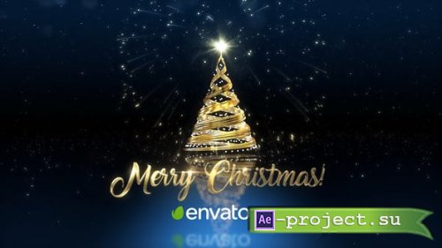 Videohive - Christmas Gold Tree - 42164830 - Project for After Effects