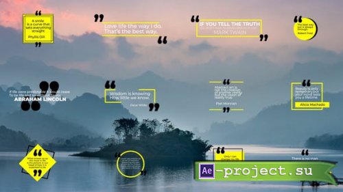 Videohive - Quotes | After Effects - 42302957 - Project for After Effects
